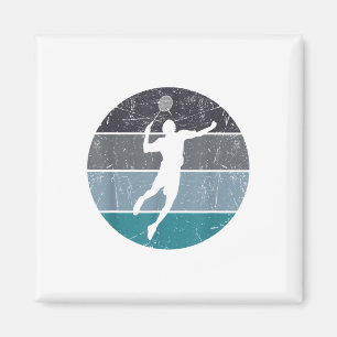 Funny Badminton Shuttle For Men Women Retro Vintag Magnet