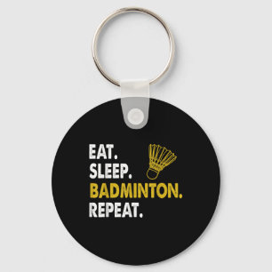 Funny Badminton Shuttle Novelty Tee Keychain