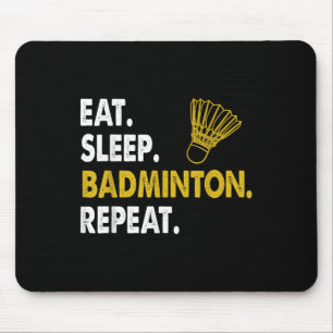 Funny Badminton Shuttle Novelty Tee Mouse Pad