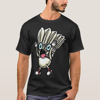 Funny Badminton Shuttlecock Player Design Men Wome T-Shirt