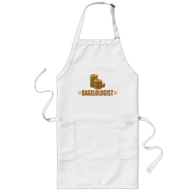 Funny Bagel, Bakery Long Apron (Front)