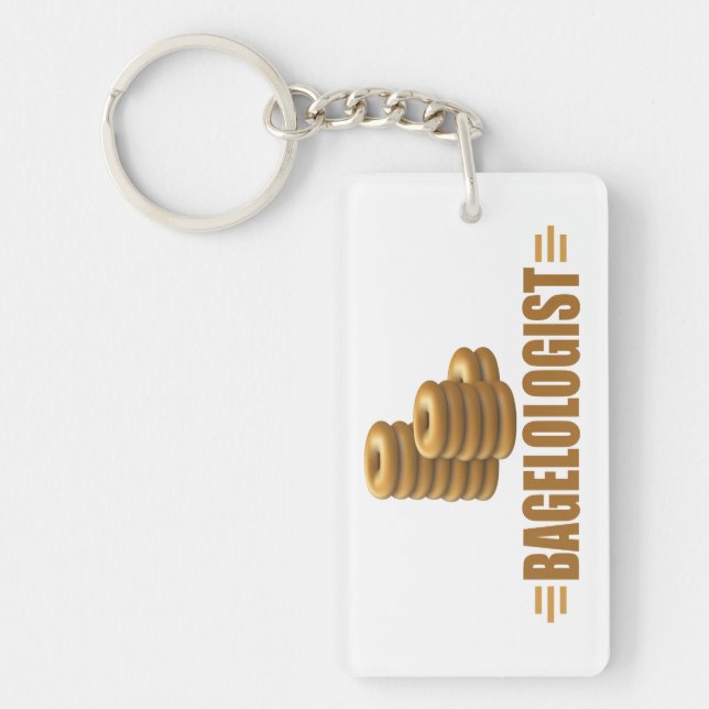 Funny Bagel Keychain (Front)