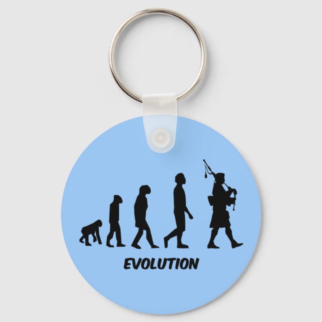 Funny bagpipes keychain (Front)