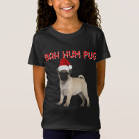 Funny Bah Hum Pug Dog Christmas Gift Holiday Santa