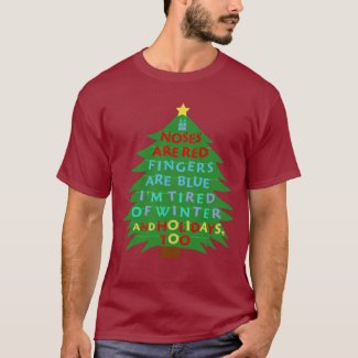 Funny Bah Humbug Anti Xmas Poem Ugly Christmas Sweater