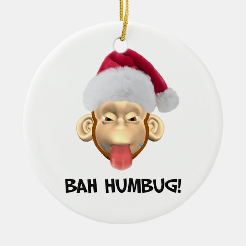 Funny Bah Humbug Ornament