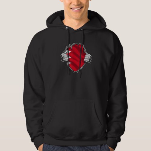 Funny Bahrain Flag Country Asia 1 Hoodie