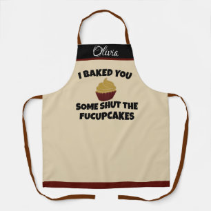 Funny Baker Apron - Custom Name & Quote Gift