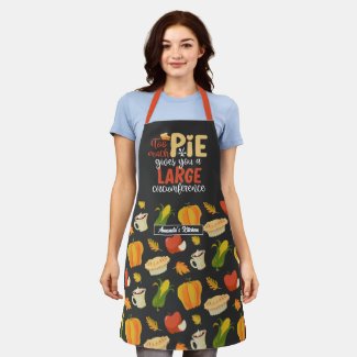 Funny Baker Math Pie Pun Thanksgiving Food Pattern