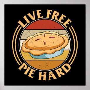 funny bakery pie lovers word art poster