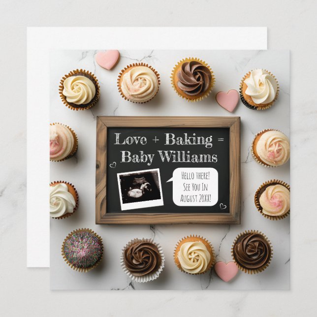 Funny Baking Baby Announcement (Front/Back)
