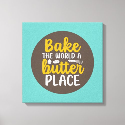 Funny Baking Bakery Typography Retro Wall Art