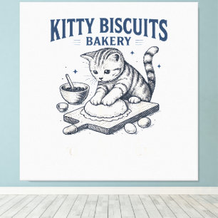 Funny Baking  Canvas Print
