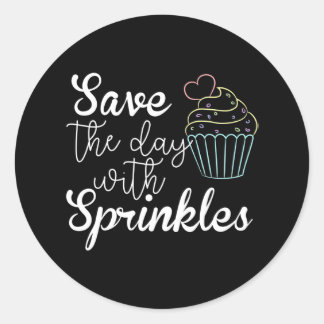 Funny Baking For Homemade Cupcake Pastry Chefs Classic Round Sticker