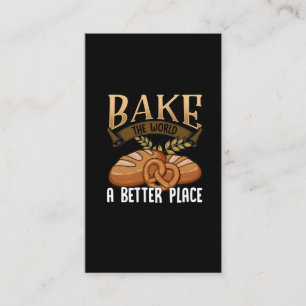 Funny Baking Quote Bakery Cake Bread Lover Business Card