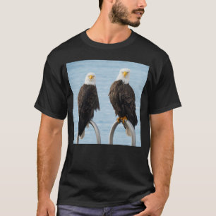 Funny Bald Eagles Grumpy Faces Humorous T-Shirt