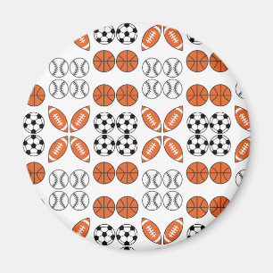 Funny Ball Pattern Magnet