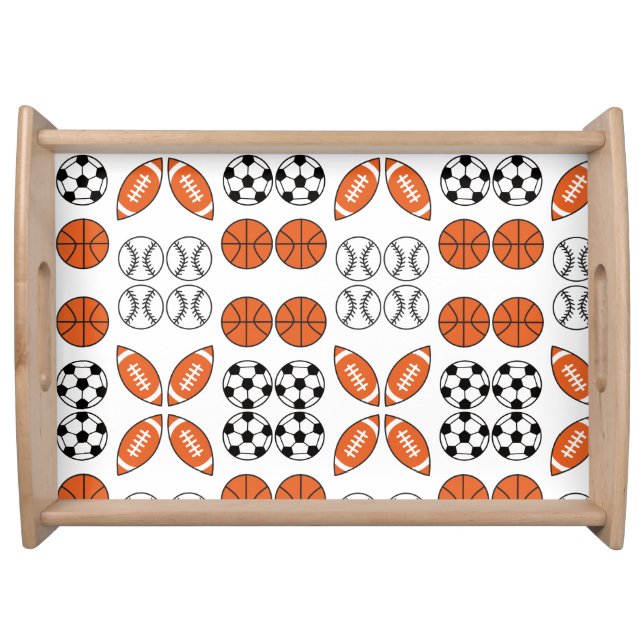 Funny Ball Pattern Serving Tray (Front)