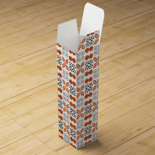 Funny Ball Pattern Wine Box