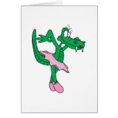 funny ballerina alligator (Front)