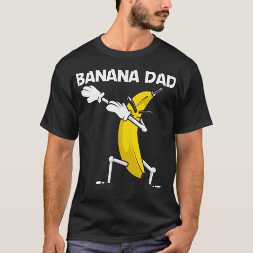 Funny Banana Art For Dad Father Berry Fruit Smooth T_Shirt