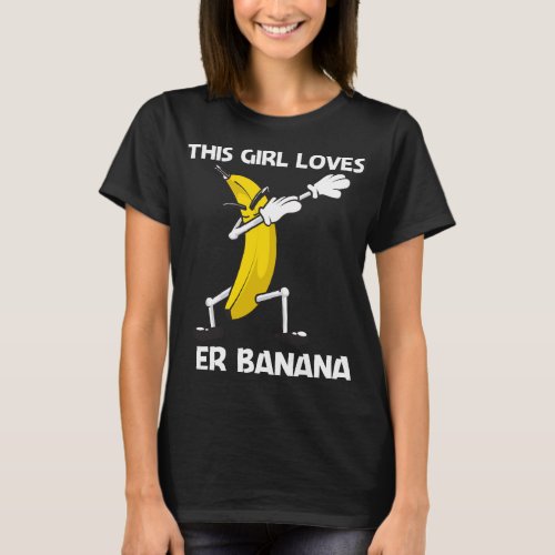 Funny Banana Art For Girls Kids Berry Fruit Smooth T_Shirt
