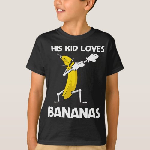 Funny Banana Art For Kids Boys Berry Fruit Smoothi T_Shirt