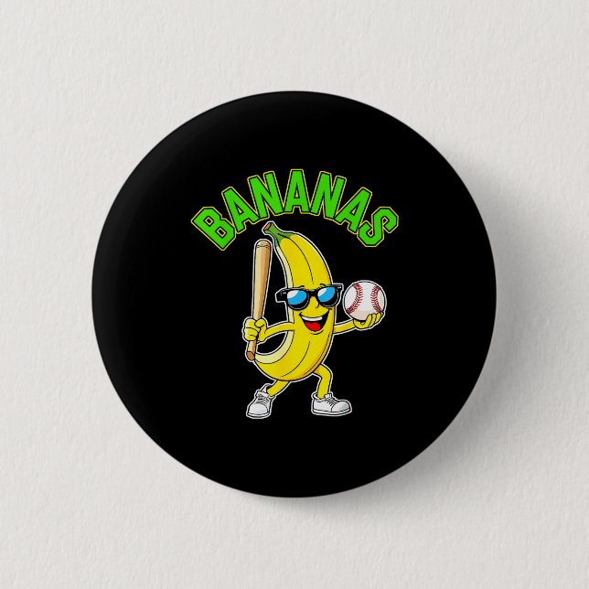 Funny banana  button (Front)