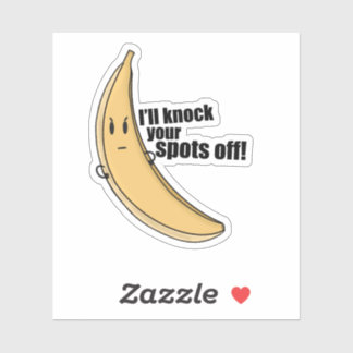 Funny Banana Cartoon Sticker