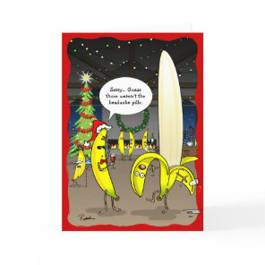 Funny Banana Christmas Cards | Holiday Greeting