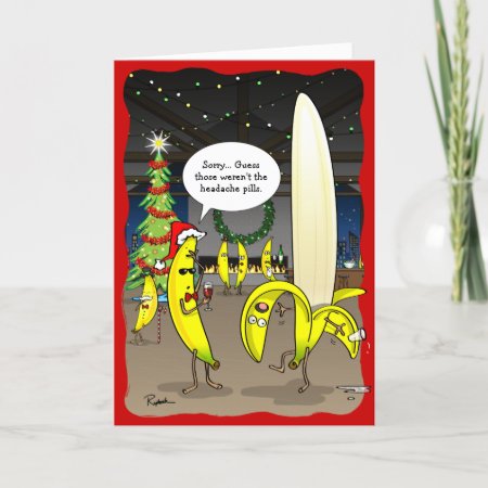 Funny Banana Christmas Cards | Holiday Greeting