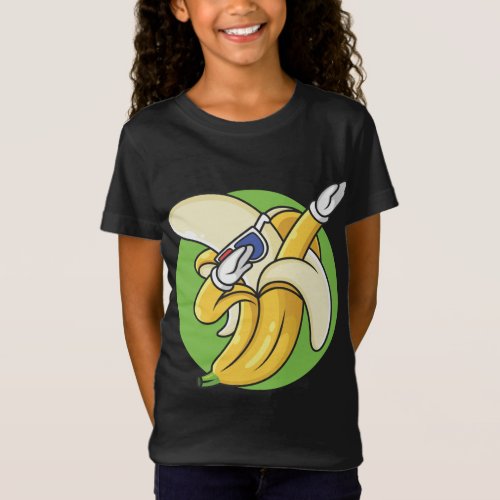 Funny Banana Dabbing Dancing Cute Fruit Vegan Love T_Shirt