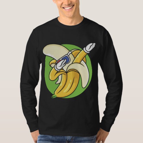 Funny Banana Dabbing Dancing Cute Fruit Vegan Love T_Shirt