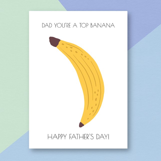Funny Banana Father's Day Card (Creator Uploaded)