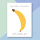 Funny Banana Father's Day Card | Zazzle