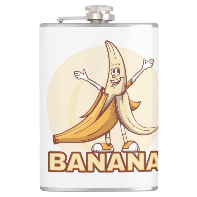 Funny Banana Flask (Front)