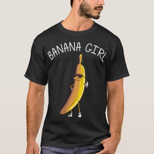 Funny Banana Gift For Girls Fruit Eater Lover Heal T_Shirt