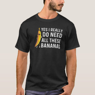 Funny Banana Gift Men Women Fruit Eater Lover Heal T-Shirt