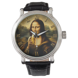 Funny Banana Mona Lisa Watch