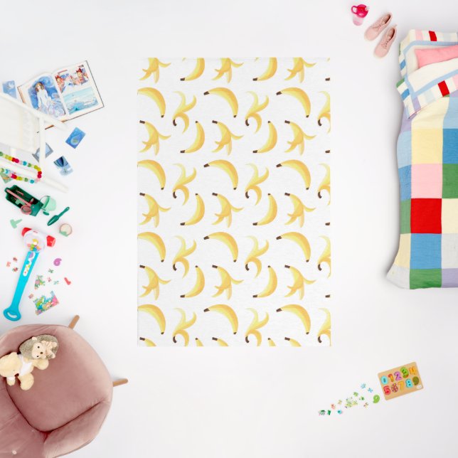 Funny Banana Party custom kit modern and editable Rug (Insitu (Babyroom))