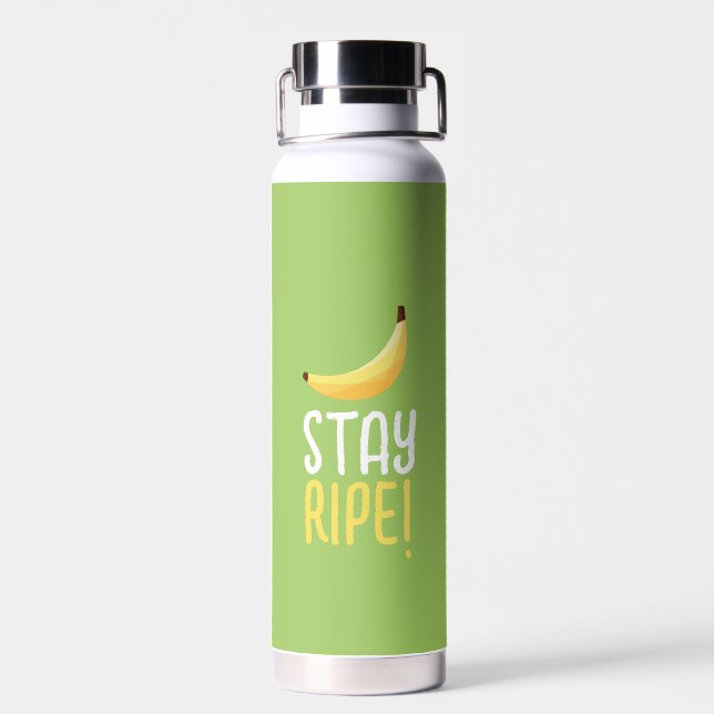 Funny Banana Party custom kit modern and editable Water Bottle (Back)