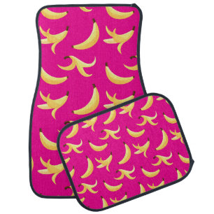 Funny Banana Party pattern colorful - editable Car Floor Mat