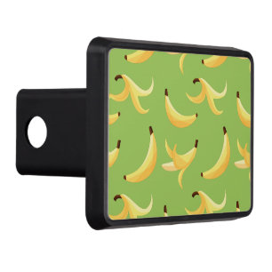 Funny Banana Party pattern colorful - editable Hitch Cover