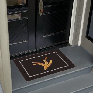 Funny Banana Peel Doormat