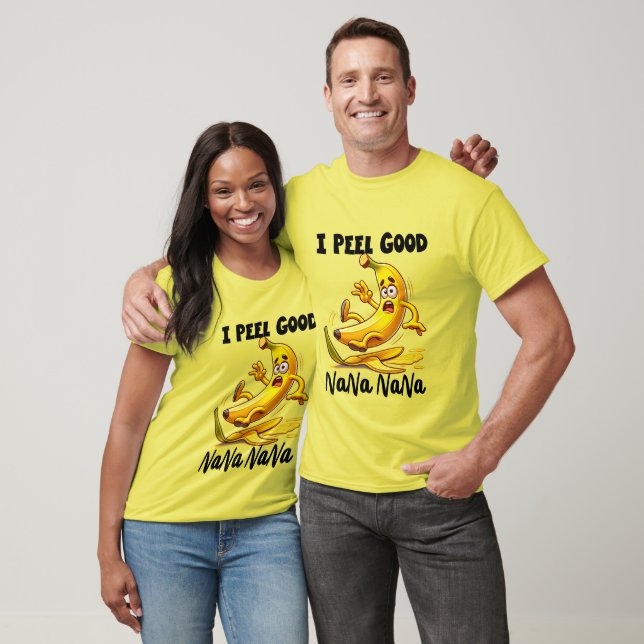 Funny banana peel word art T-Shirt (Unisex)