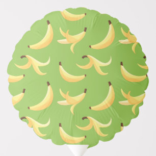 Funny Banana Pun Party pattern colorful - editable Balloon