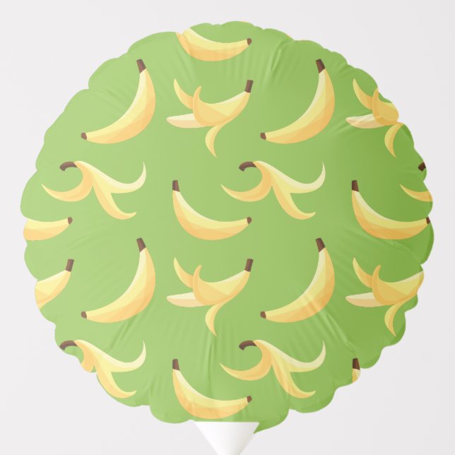 Funny Banana Pun Party pattern colorful - editable Balloon (Front)
