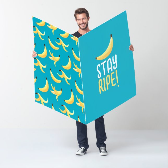 Funny Banana Pun Party pattern colorful - editable Card (In Situ)