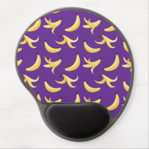 Funny Banana Pun Party pattern colorful - editable Gel Mouse Pad