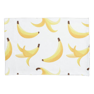 Funny Banana Pun Party pattern colorful - editable Pillow Case